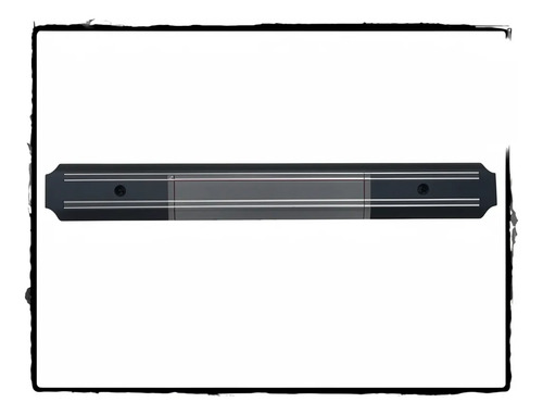 Barra Imantada O Magnetica Cuchillos 38 Cm  Negro