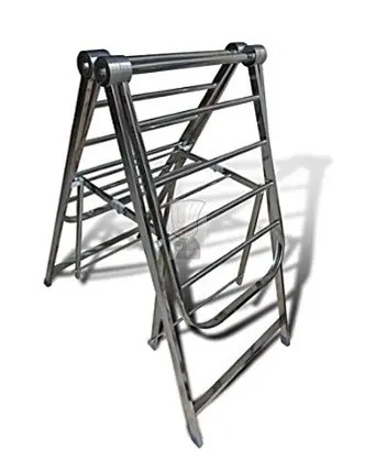 Tender Ropa Acero Inoxidable Tendedero Plegable 1,62 Metros