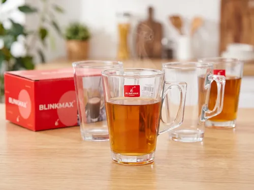 Taza De Cafe De Vidrio Blinkmax Recta 130 Ml Vidrio Vidrio