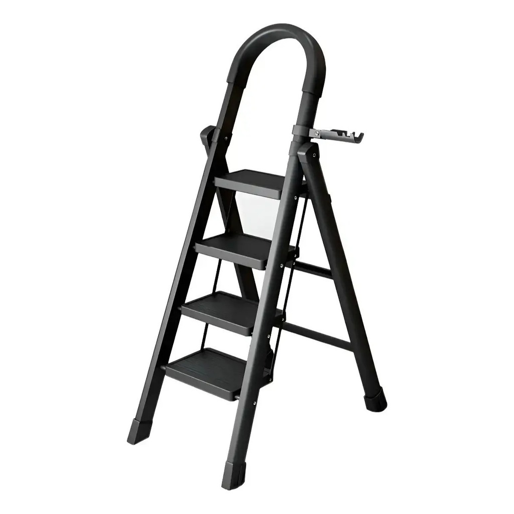 Escalera Plegable 4 Niveles Ligera Portátil Reforzada Metal