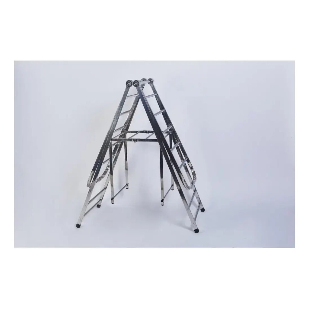 Tender Ropa Acero Inoxidable Tendedero Plegable 1,62 Metros